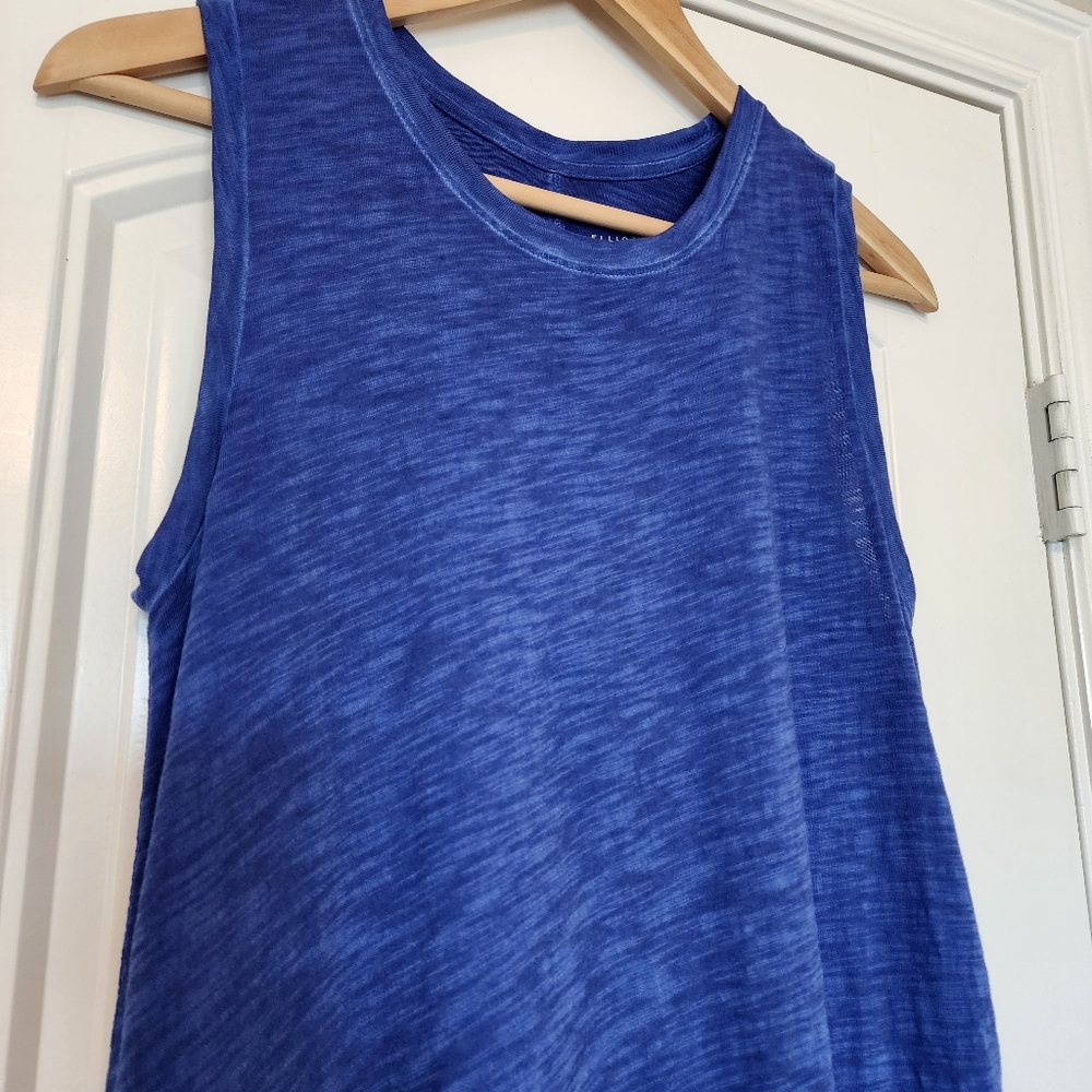 Elliot Lauren Blue Tank Maxi Dress Cotton - Picture 2 of 10